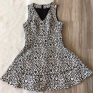 Banana Republic Jacquard Animal Print Dress